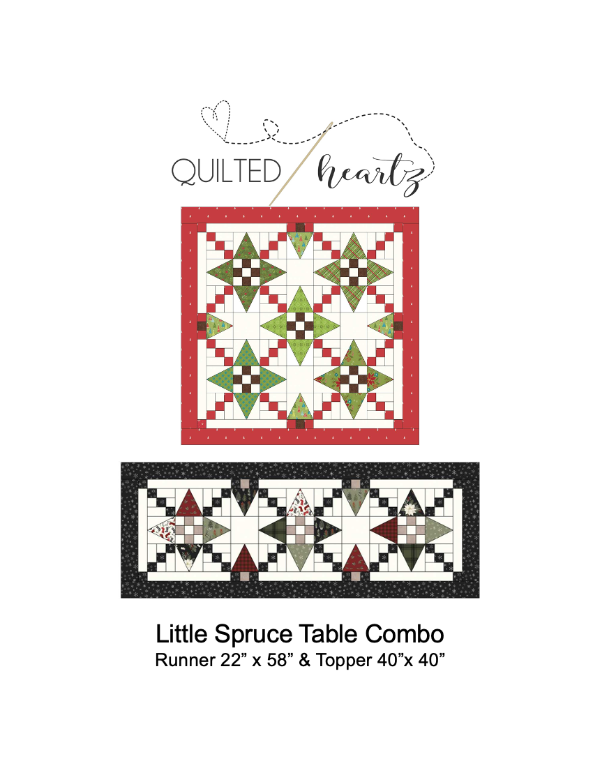 Little Spruce Table Topper & Runner Pattern (Digital Copy Only)