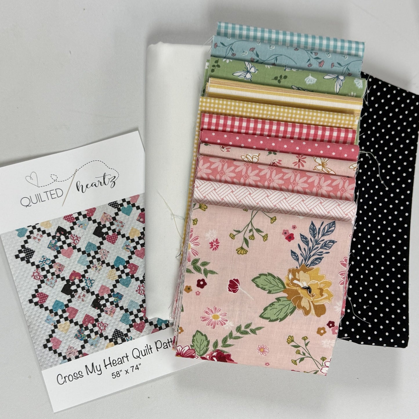 Cross My Heart Quilt Kit