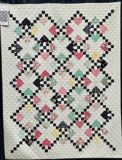 Cross My Heart Quilt Kit