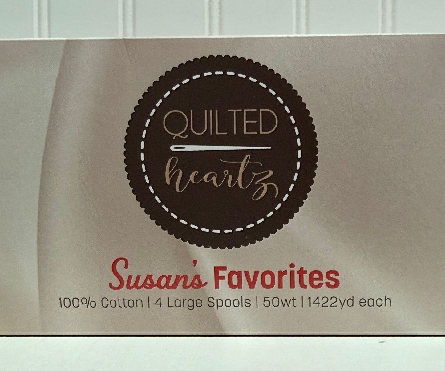 Quilted Heartz Aurifil Thread