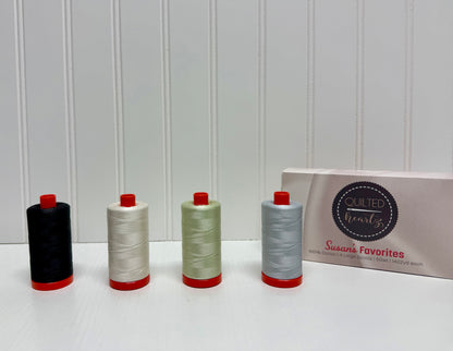 Quilted Heartz Aurifil Thread