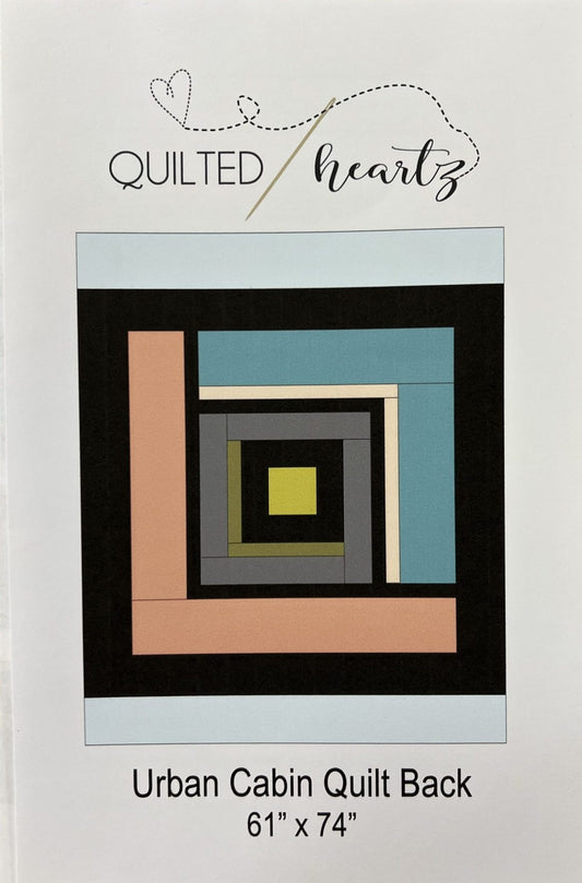 Urban Cabin Quilt Back Pattern (Digital Copy Only)